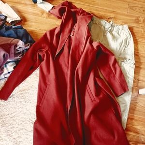 Le château hooded jacket with tie